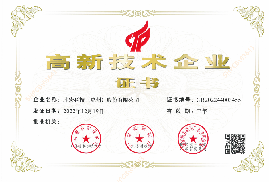 喜報！我司順利通過“高新技術企業”認定